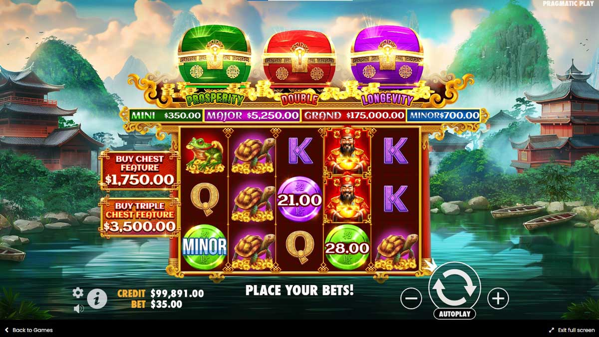 Chests of Cai Shen slot machine game